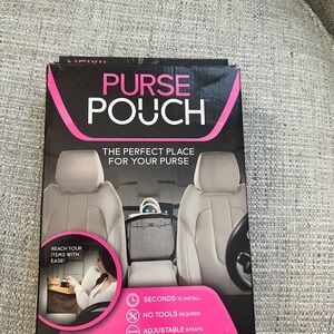 Purse Pouch Car Purse Holder - Gray